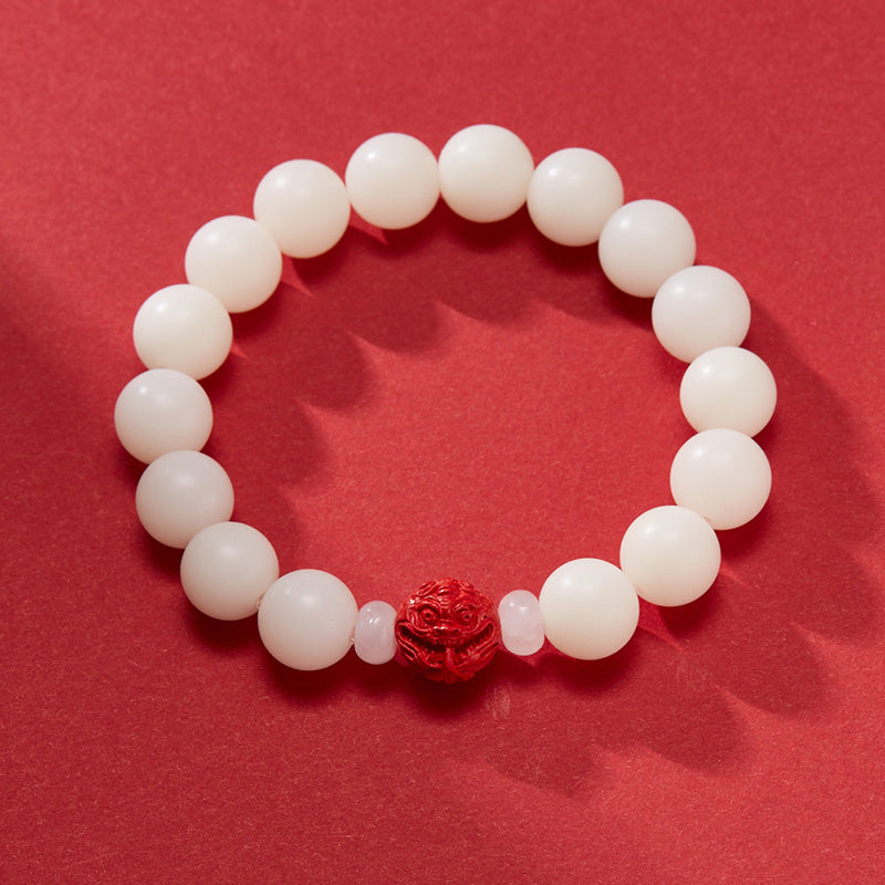 Red Sand Pixiu Blessing Bracelet