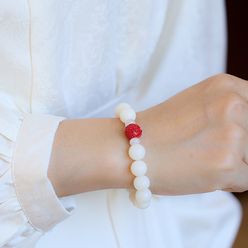 Red Sand Pixiu Blessing Bracelet