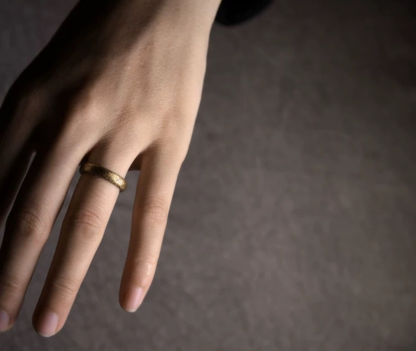 Vintage Resilience Brass Ring