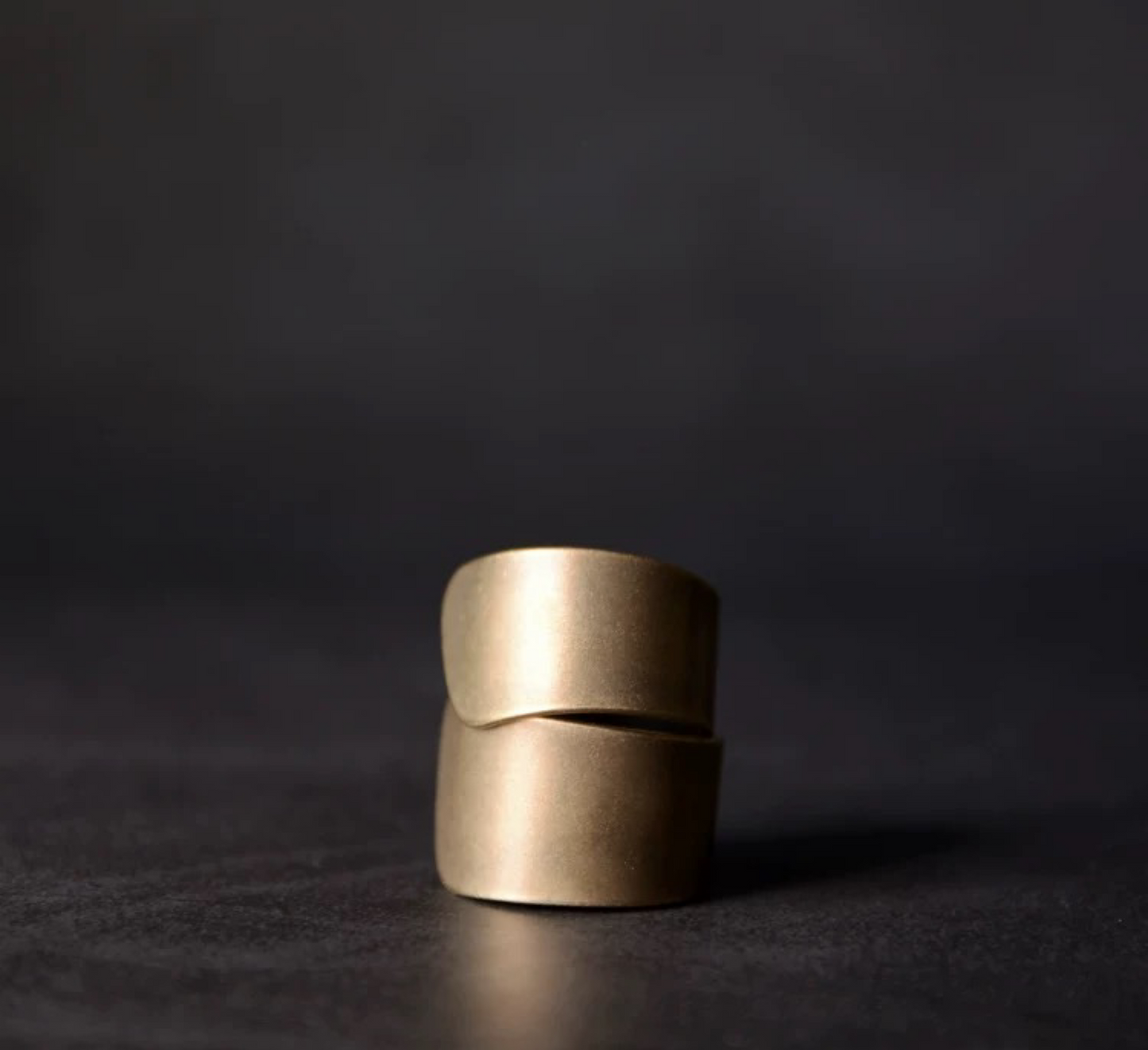 Vintage Purity Brass Ring