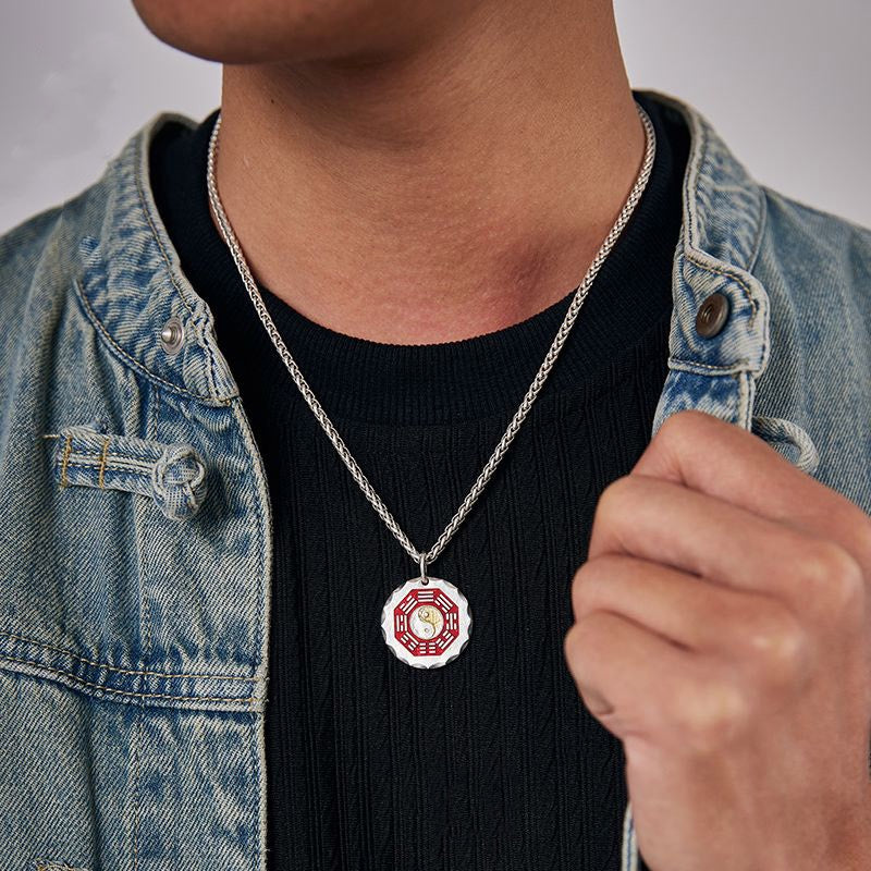 Bagua & Thunder Talisman Pendant