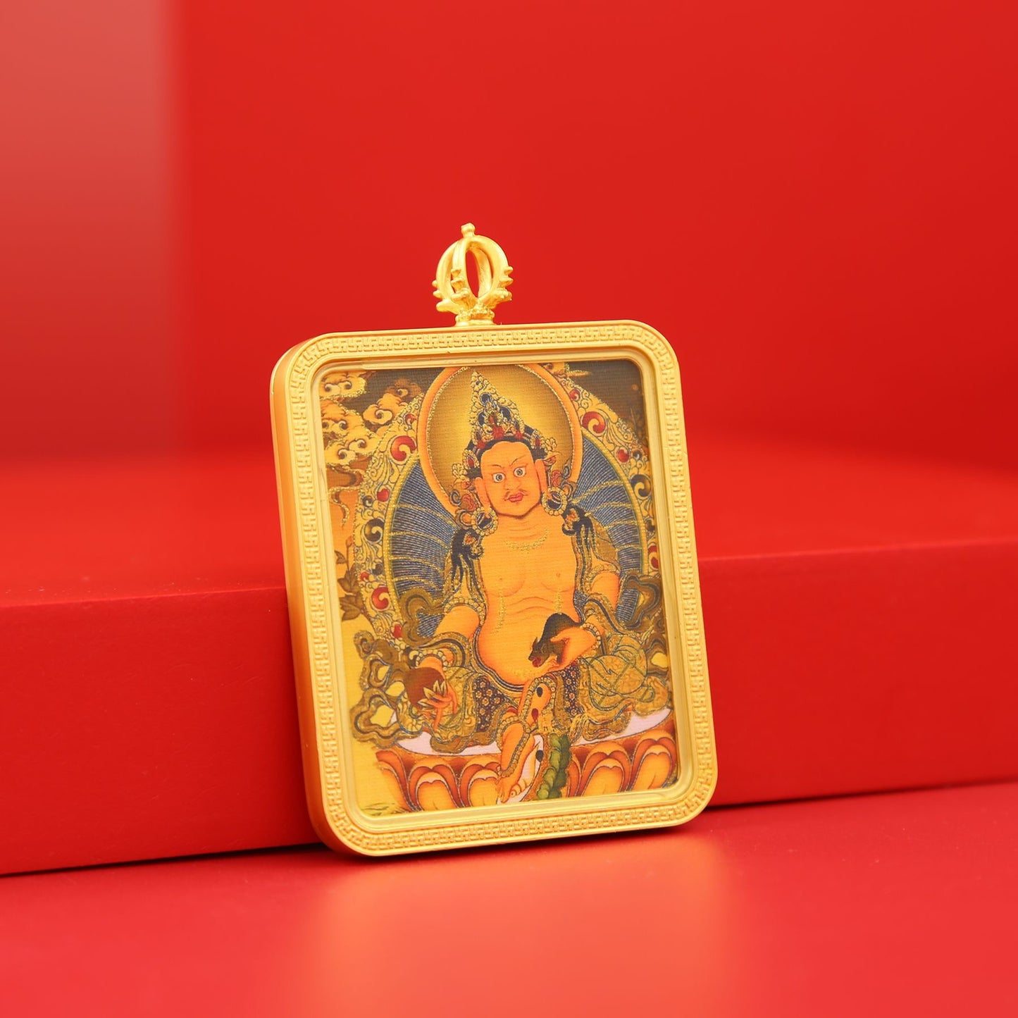Yellow Jambhala Wealth Pendant