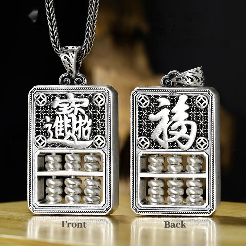 Sterling Silver 999 Abacus Pendants