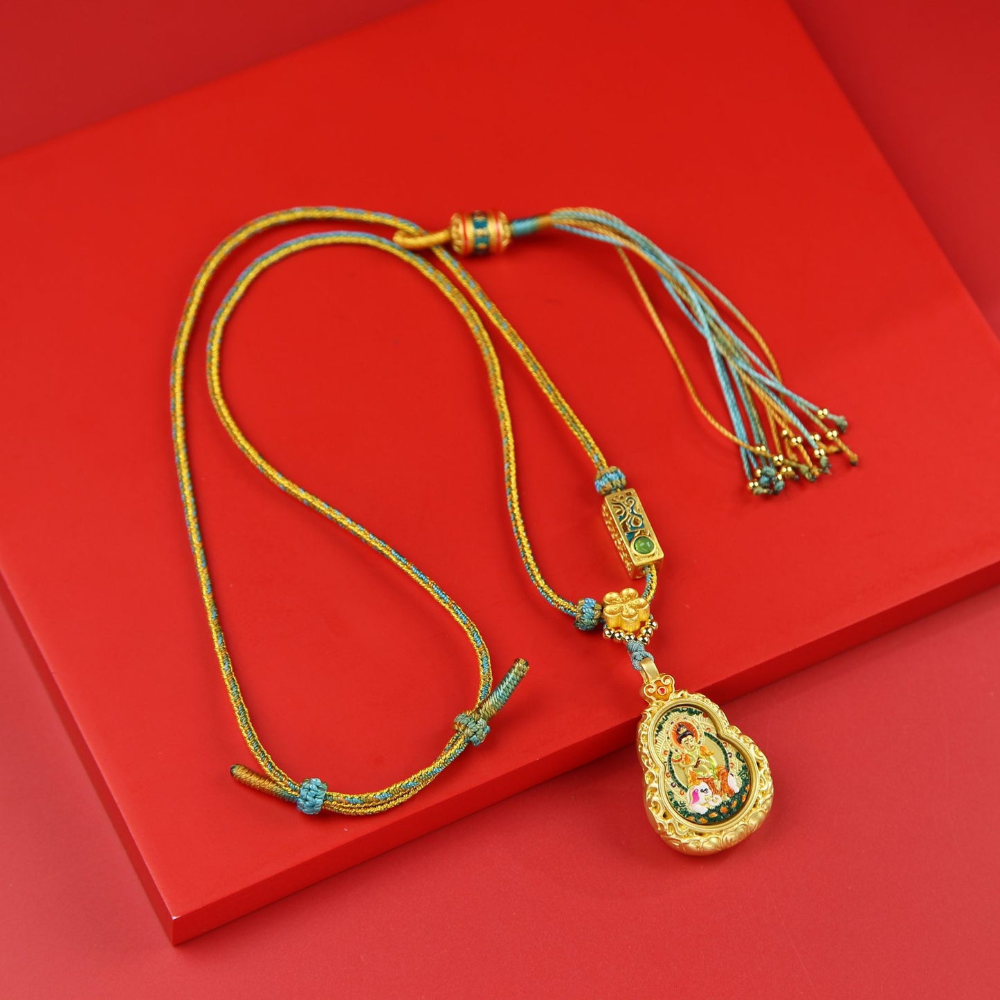 Thangka Protectors Amulet Pendant