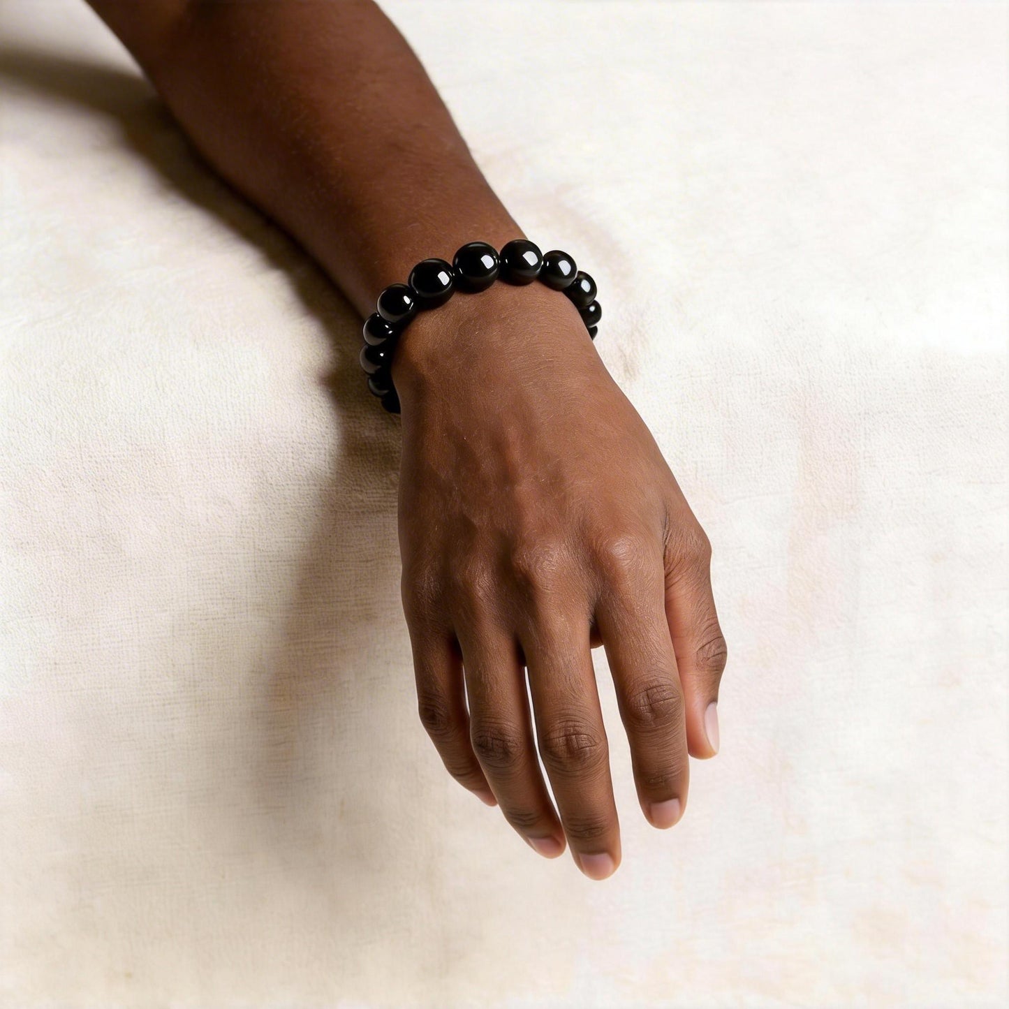 Natural Black Obsidian Bracelet