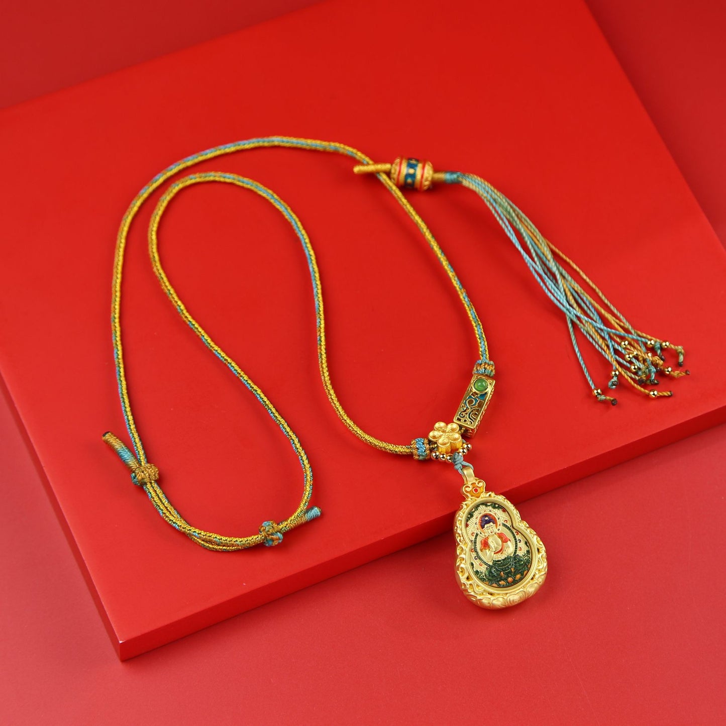 Thangka Protectors Amulet Pendant