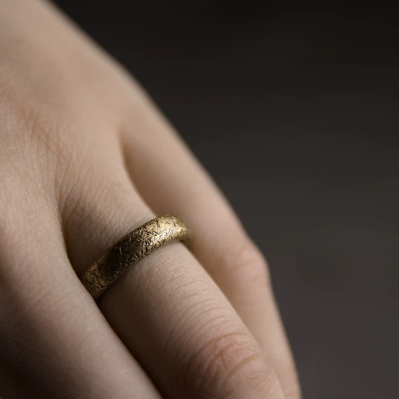 Vintage Resilience Brass Ring