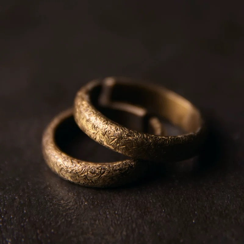 Vintage Resilience Brass Ring