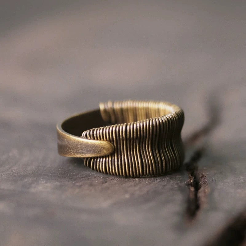 Vintage Continuum Brass Ring