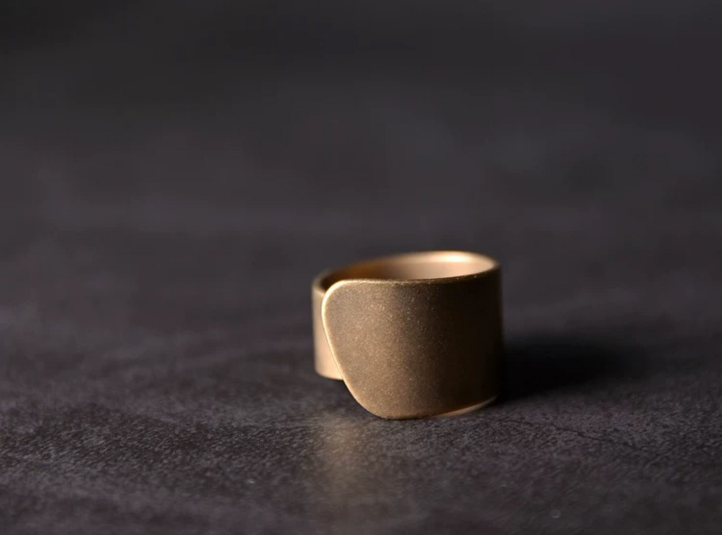 Vintage Purity Brass Ring