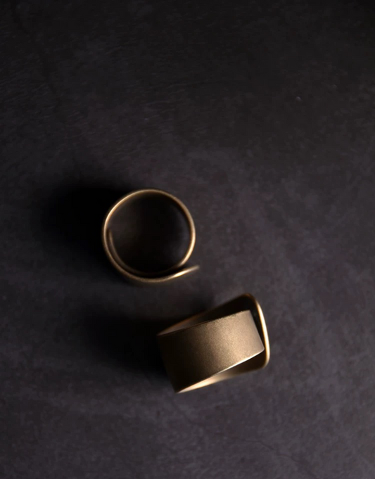 Vintage Purity Brass Ring