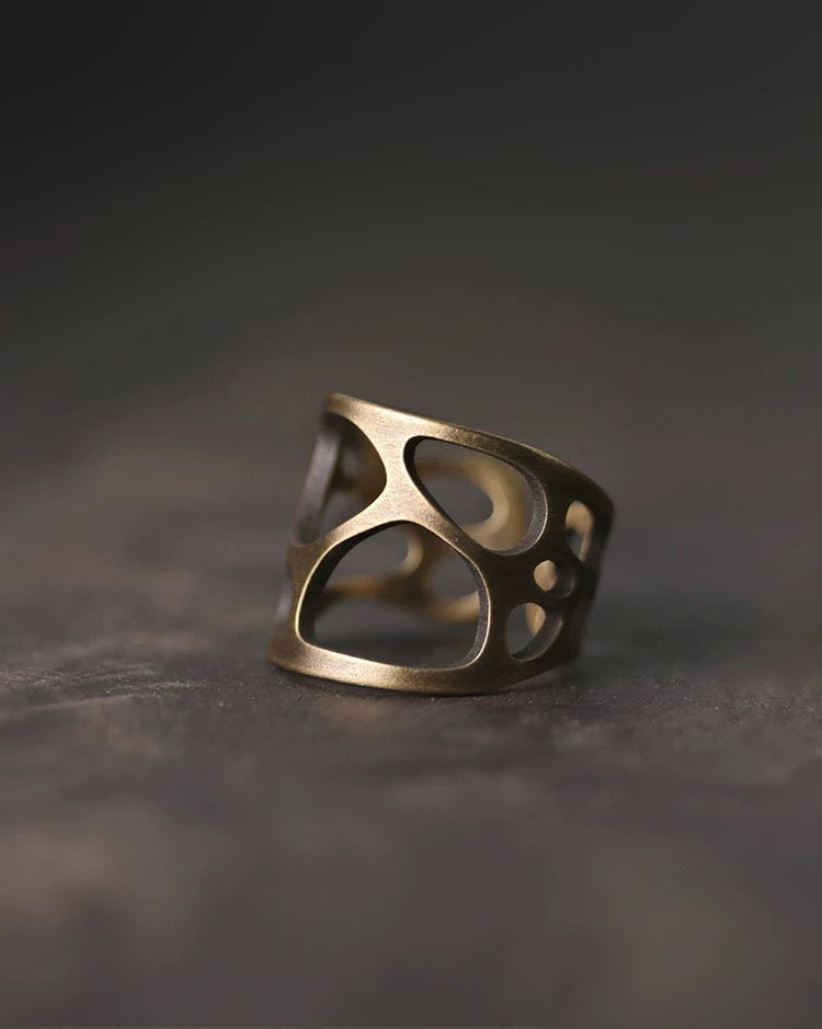 Vintage Nexus Brass Ring