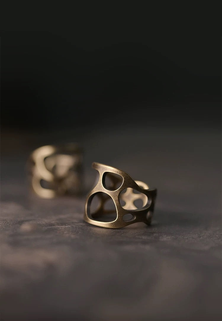 Vintage Nexus Brass Ring