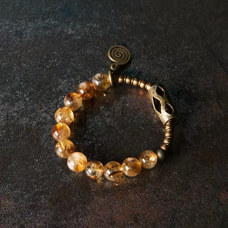 Citrine Wealth Flow Bracelet