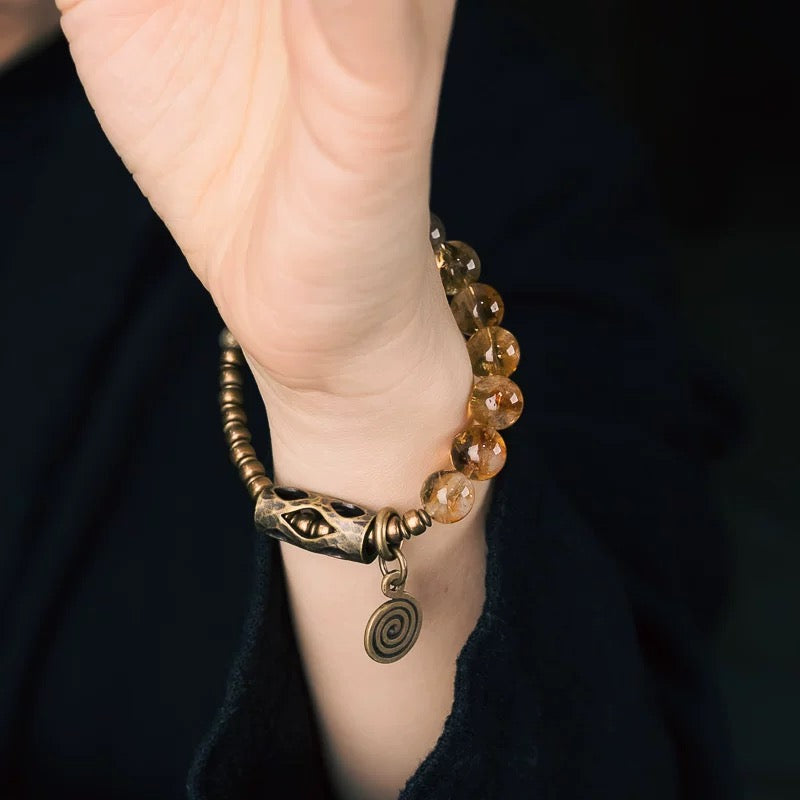 Citrine Wealth Flow Bracelet