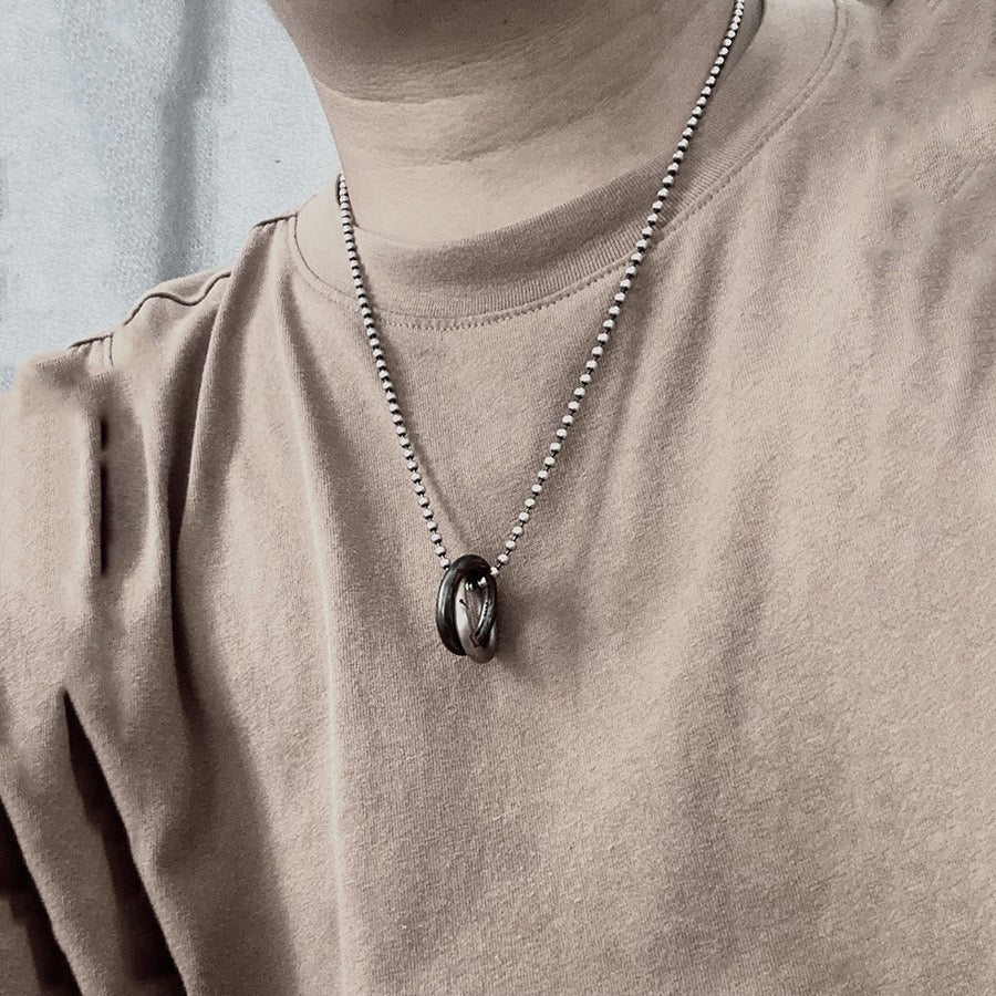 Qiankun Twin Ring Pendant