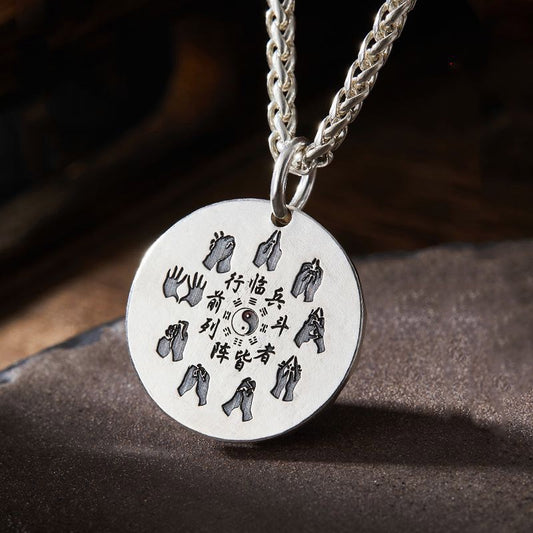 Bagua & Thunder Talisman Pendant
