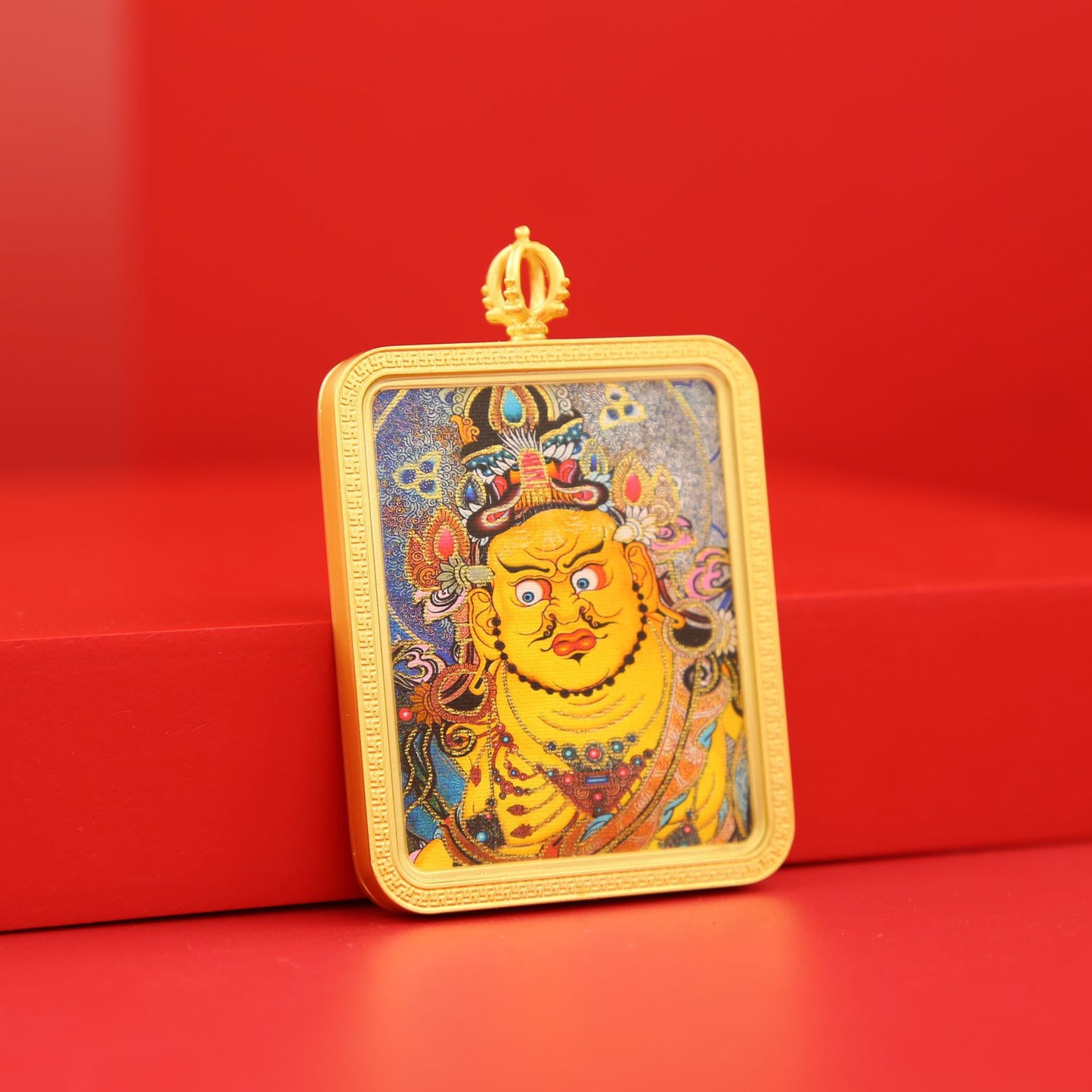 Yellow Jambhala Wealth Pendant