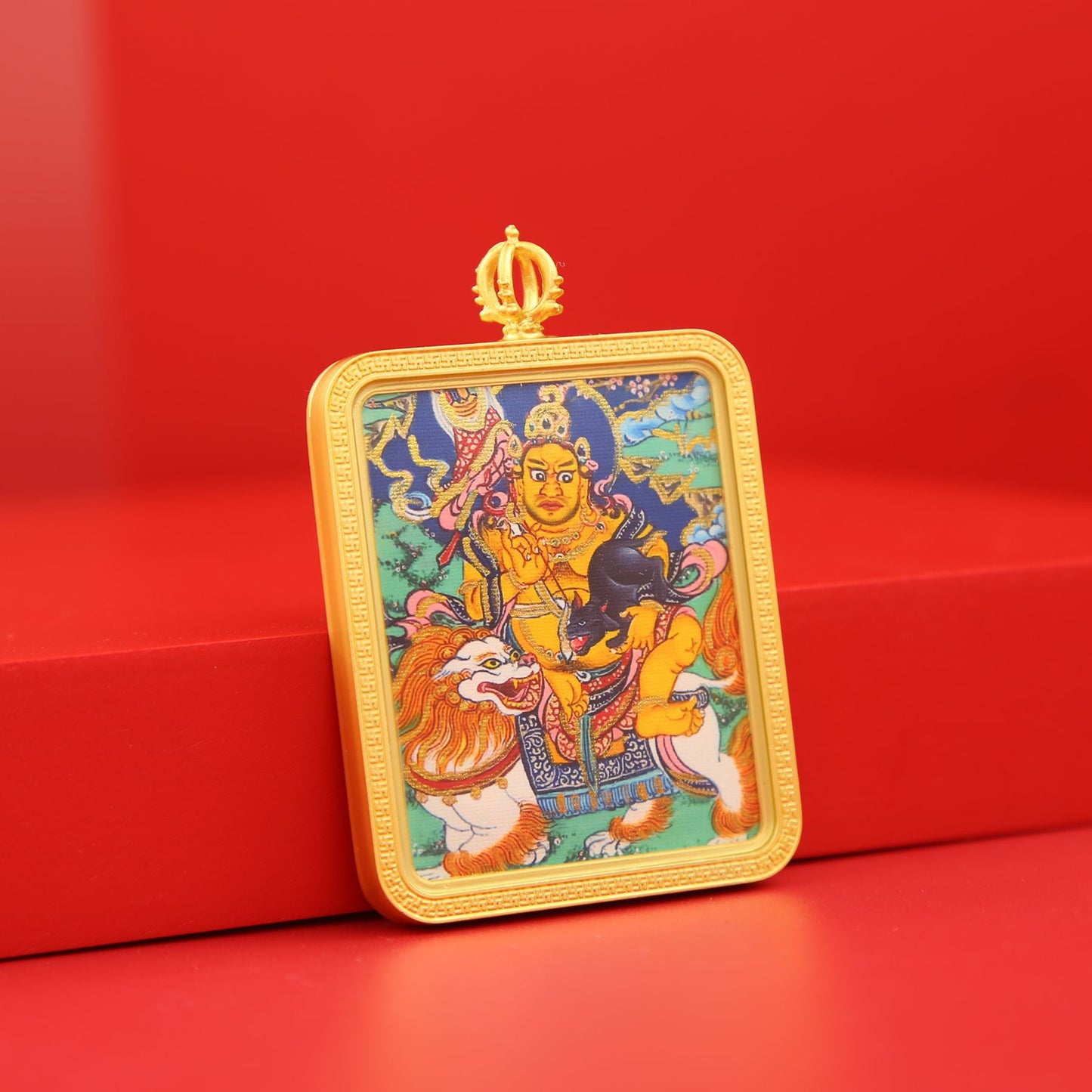 Yellow Jambhala Wealth Pendant