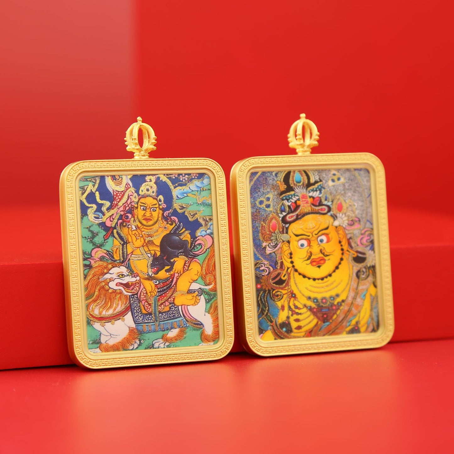 Yellow Jambhala Wealth Pendant