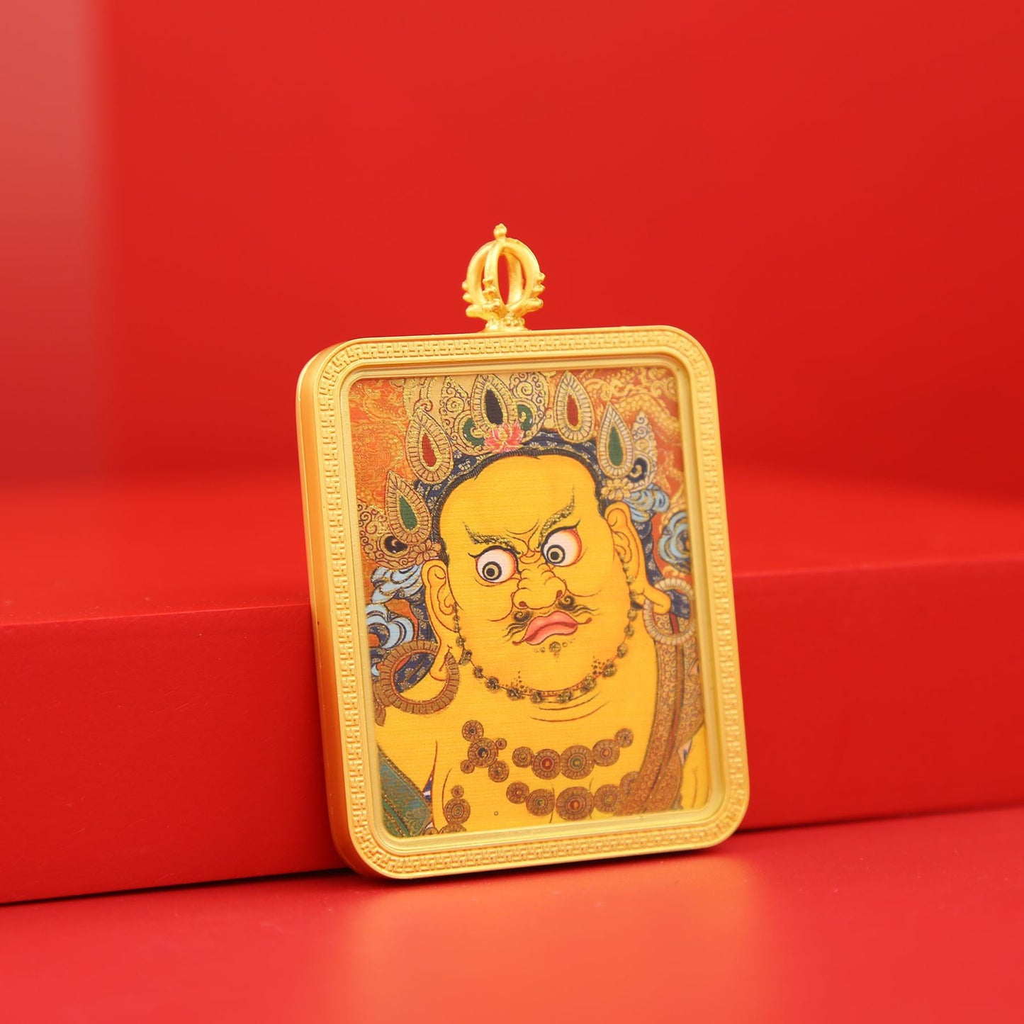 Yellow Jambhala Wealth Pendant