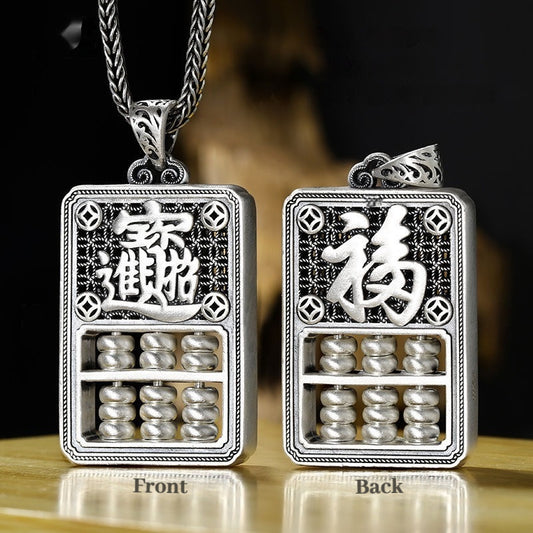 Sterling Silver 999 Abacus Pendants