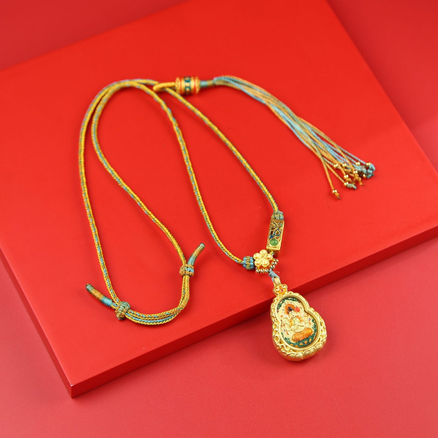 Thangka Protectors Amulet Pendant