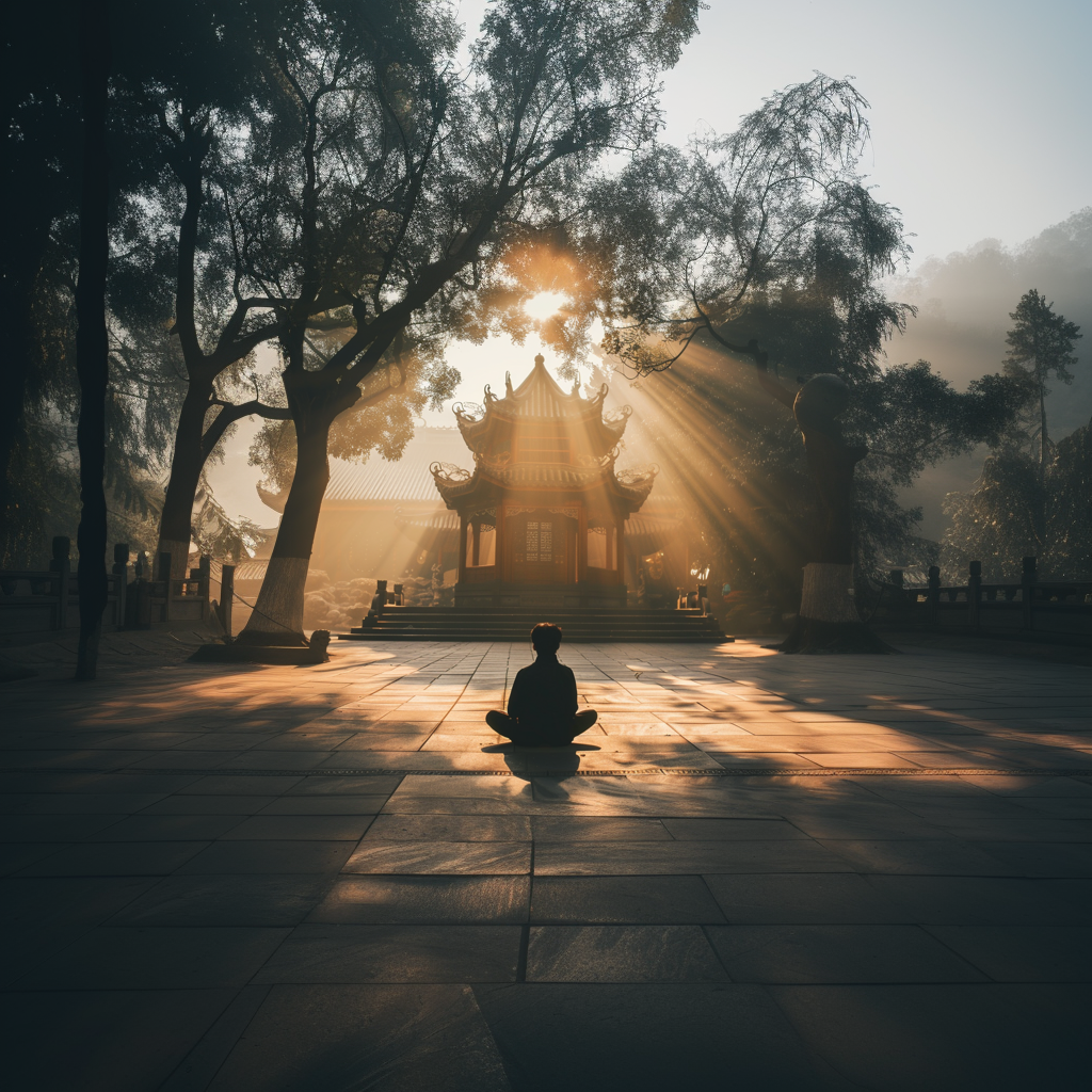 dophiawang_A_young_Taoist_with_a_delicate_appearance_is_meditat_a0c5aea1-27f9-48de-b01d-d09dd8abb8af.png__PID:0ed424a0-6ea8-47e9-b7ec-1e8a93e84f74